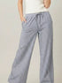 Striped Wide Leg Pants – Blue