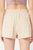 Woven Solid Smocked Waist Shorts