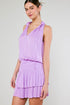 Sleeveless Pleated Dress
