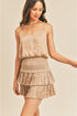 Smocked Skirt GOLD