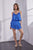 Merissa Ruffle Romper Dress English Blue