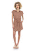 Short Sleeve Button Down Mini Dress – Macchiato
