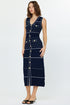 Striped Sleeveless Knit Dress