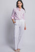 High-Waisted Linen Trousers