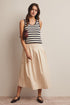 Striped Crochet Knit Tank
