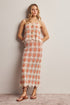 Crochet Diamond Midi Skirt