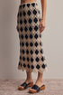 Crochet Diamond Midi Skirt