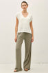 Lightweight Dolman Sleeve V-Neck Sweater