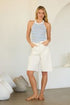 Stripe Rib Knit Tank Top