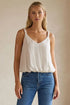 Billowy Strap Accent Tank Top – Papyrus