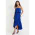 High Low Tube Dress Capri Blue