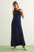 Tied Back Knitted Long Dress