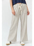 Striped Wide Leg Pants – Stone