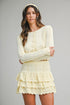 Bow Pointelle Knit Cardigan