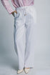Linen Wide-leg Pull-on Pants