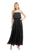 Maxi Tiered Tube Dress With Elasticized Waist