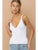 Essential Sweater Knitted Tank Cami White