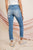 fringe distressed denim jeans back