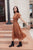 Cedella Ruffled Satin Midi Dress