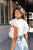Modern Romantic Eyelet Top