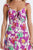 Purple Eva Print Mini Dress
