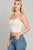 Spaghetti Strap Crop Tank Natural