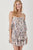 Violet Floral Mini Dress