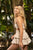 Ruffle Elastic Skirt Beige