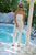 Kendra Strapless Jumpsuit White