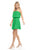 Peridot Smocked Strapless Mini Dress
