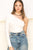 One-Shoulder Bodysuit In Off White