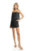 Benita Tube Romper – Black