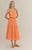 So Cal Midi Dress Orange