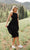 Moda Open Back Midi Dress In Black - Olive + Paix
