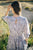 light grey floral layered dress