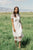 Elizabeth Lace Midi Lace Dress In White - Olive + Paix