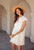 Remi Button Front Dress in Cream - Olive + Paix