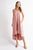 Taylor High-Low Dress in Pink