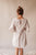 Voy Dresses Dusty Pink Eyelet Babydoll Dress